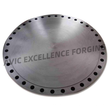 large diameter blind flange for heat exchanger equipment